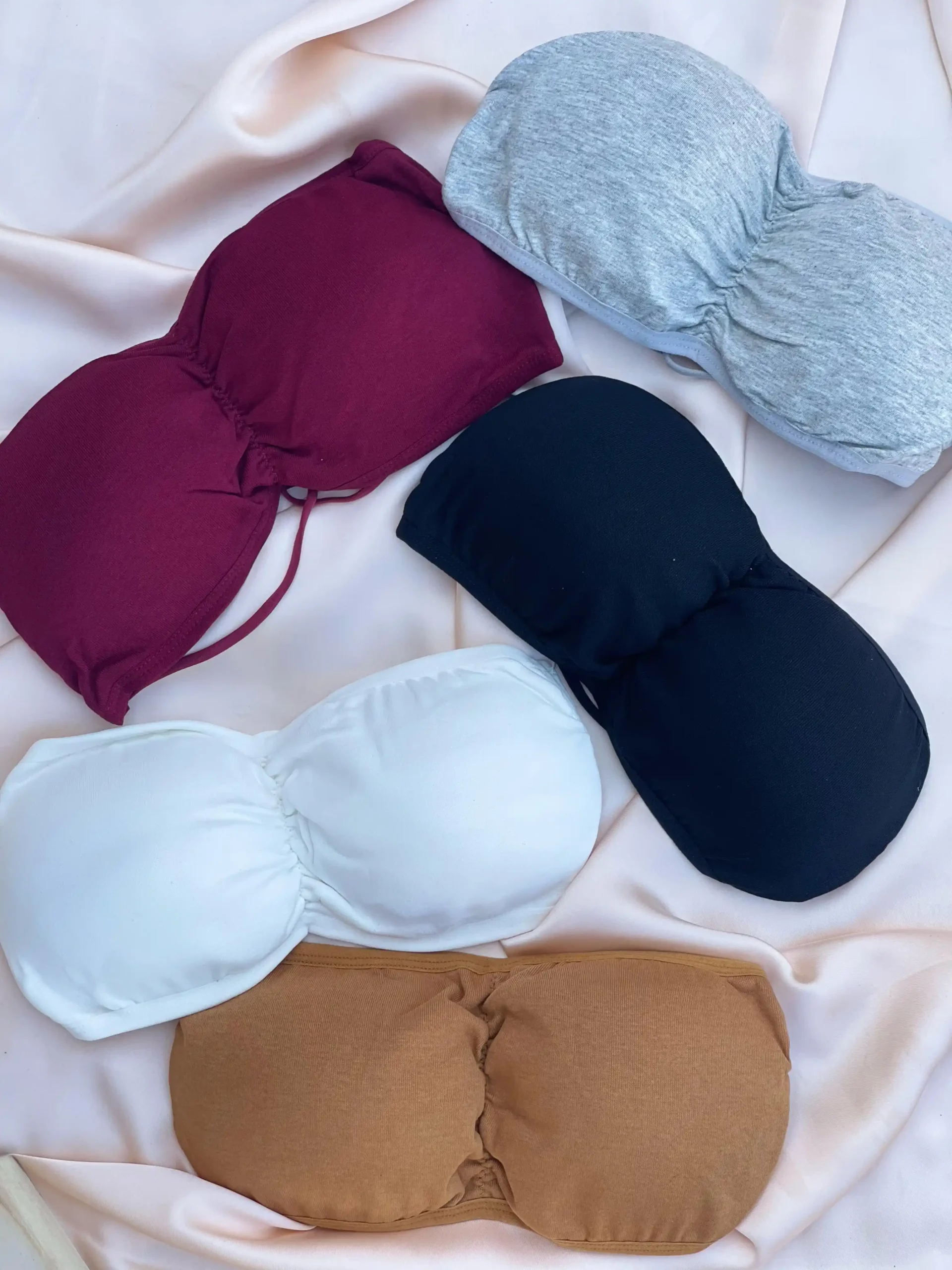 STRAPLESS PADDED BRA-COMPLETE SET