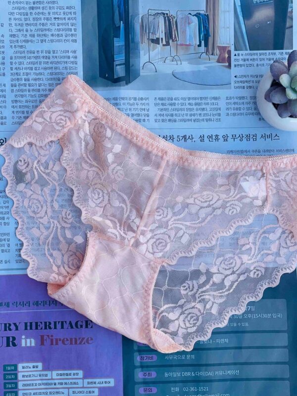 Pink LACE BLOSSOM DELIGHT PANTY