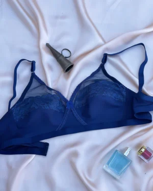 BLUE BREATHABLE SUMMER RELAXING BRA