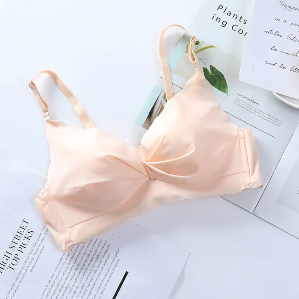 SKIN COLOUR SMOOTH ELASTANE CURVED BRA – ELEGANCE DEFINED